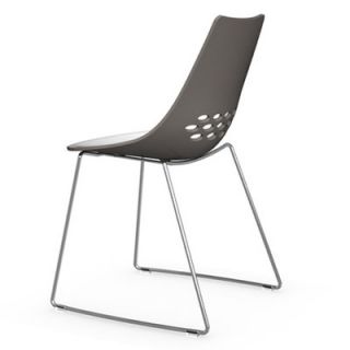 Calligaris Jam Sled Base Chair CS/1030_P77_P Finish White / Glossy Taupe