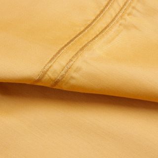 Elite Home Products 400 Thread Count Double Merrow Hem Cotton Rich Solid Sheet Set Or Pillowcase Separates Brown Size California King