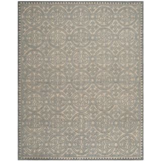 Safavieh Handmade Moroccan Cambridge Dusty Blue/ Cement Wool Rug (9 X 12)