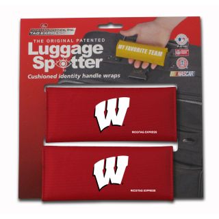 The Original Patented Ncaa Wisconsin Badgers Luggage Spotter (set Of 2)