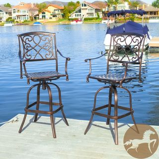 Christopher Knight Home Sahara Outdoor Bar Stools