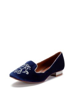 Cary Embroidered Loafer by Schutz