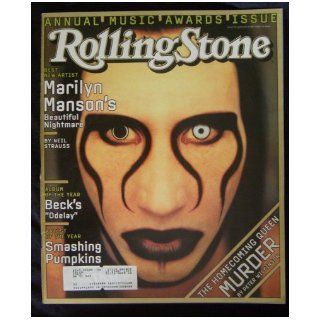 Rolling Stone Magazine (Marilyn Manson, January 23, 1997, 752) Jann S. Wenner Books
