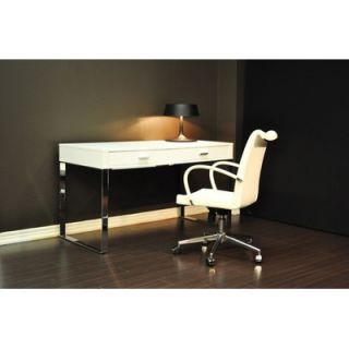 sohoConcept Tulip Office Chair 225 TULARM Finish White, Fabric Leatherette 