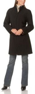 Gallery Women's Stand Collar Reversible Quilt Jacket, Black/Bronze, Small