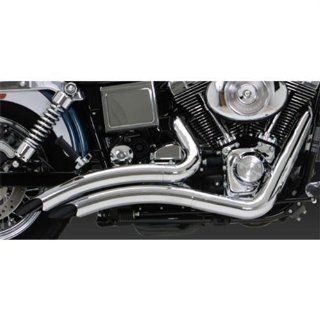 Vance & Hines Chrome Big Radius Exhaust System For Harley Davidson 1995 2000 / FXDB/FXDC 1992 / FXDL/FXDWG 1993 2005 / FXDS CONV 1994 / FXDL I/FXD I/FXDX I/FXDWG I 2004 2005 / FXDB 1991 / FXD 1995 2005 / FXDC/FXDC I 2005 / FXDX 1999 2004 / FXDXT 2001 2