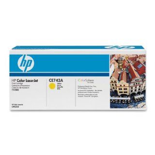 HP Laserjet 307A  Yellow Cartridge in Retail Packaging (CE742A) Electronics