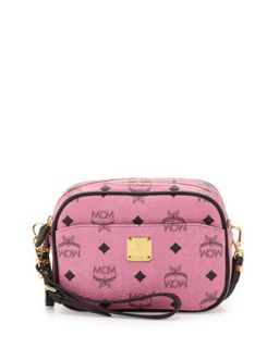 Visetos Mini Crossbody Bag, Pink   MCM