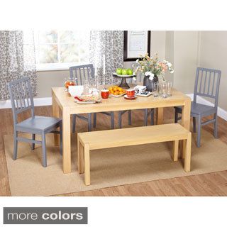 Tms Solano 6 piece Dining Set With Bench Neutral Size 6 Piece Sets