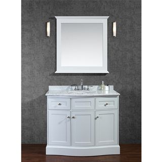 Ariel Montauk 42 Single sink Bathroom Vanity Set White Size Single Vanities