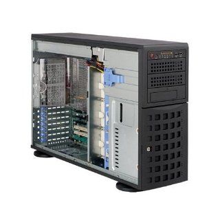 Supermicro 1200 Watt 4U Tower/Rackmount Server Chassis, Black (CSE 745TQ R1200B) Electronics
