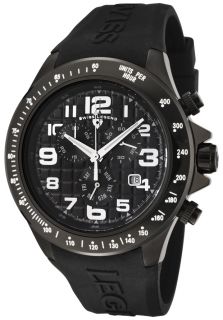 Swiss Legend 30041 BB 01  Watches,Mens Eograph Chronograph Black Dial Black Rubber, Chronograph Swiss Legend Quartz Watches