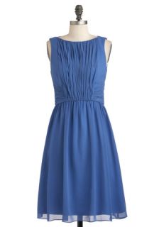 Swept Off Your Feet Dress in Periwinkle  Mod Retro Vintage Dresses