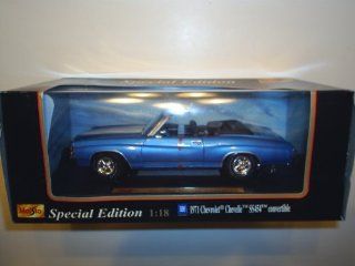 Maisto Die Cast 118 Scale Metallic Brown 1971 Chevrolet Chevelle SS 454 Convertible Toys & Games