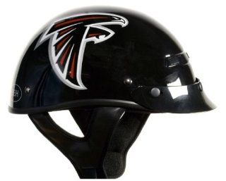 Brogies Bikewear NFL Atlanta Falcons Motorcycle Half Helmet (Black, X Small) Automotive