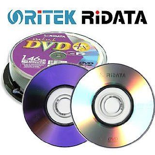 Ritek Ridata 1.46GB 4x Mini DVD R Disc (100 Disc Spindle) Electronics