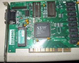 Diamond Multimedia S3 Trio 64 86c764 p 9452 fa1617 Stealth 64 DRAM T PCI 2MB VGA Graphics Accelerator Video Card   v 2.01   Expandable to 4MB Computers & Accessories