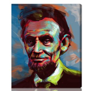 Oliver Gal Lincoln Graphic Art on Canvas 10303 Size 17 x 20