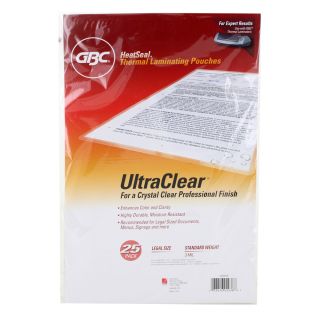 Swingline Gbc Ultraclear Thermal Laminating Pouches (pack Of 25)