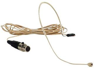 Anchor Audio EM 60T Microphone UltraLite Over The Ear Microphone TA4F XLR Connector Now called the EM TA4F  Tan For use With Anchor Audio Bodypack