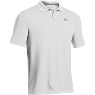 Under Armour Mens Performance Polo Shirt 2.0   White/Grey      Clothing