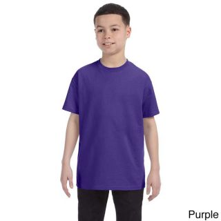 Fruit Of The Loom Fruit Of The Loom Youth 50/50 Blend Best T shirt Purple Size L (14 16)