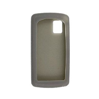Gray Protective Silicone Skin Case for LG KB770 Cell Phones & Accessories