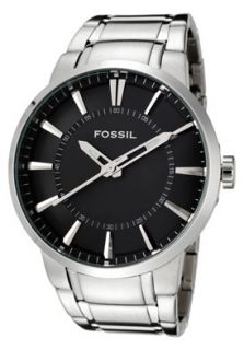 Fossil FS4425  Watches,Mens Black Dial Stainless Steel, Casual Fossil Quartz Watches