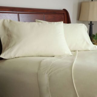 Windsor Lavish Home Cotton Blend Sateen 600 Thread Count Queen size Sheet Set Green Size Queen