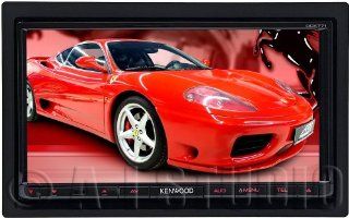 DDX771   Kenwood 6.95" In Dash Double DIN LCD Touchscreen CD//DVD/USB Receiver with Bluetooth 