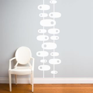 ADZif Spot Modern 60s Wall Decal S2402 Color White