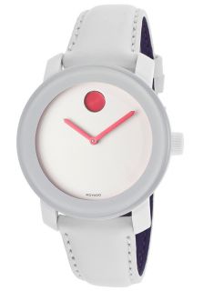 Movado 3600177  Watches,Womens Bold White Dial White Genuine Leather, Casual Movado Quartz Watches