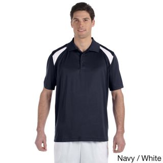 Mens Colorblocked Polytech Moisture wicking Polo