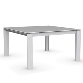 Calligaris Omnia Glass Square Extendable Table CS/4058 QLV 140_GA Top Finish