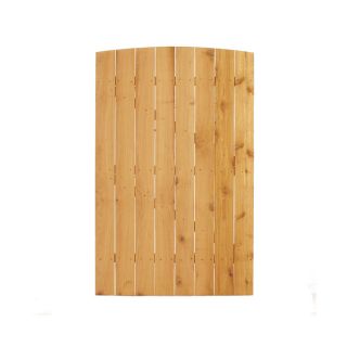Cedar Flat Top Wood Fence Gate (Common 6 ft x 4 ft; Actual 6 ft x 4 ft)