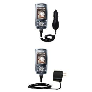 Gomadic Car and Wall Charger Essential Kit for the Samsung SGH L760   Includes both AC Wall and DC Car Charging Options with TipExchange Electronics