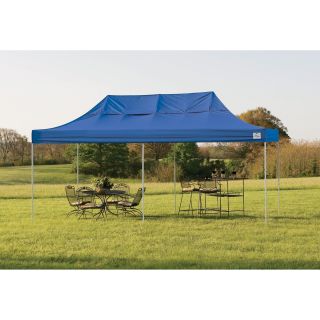 ShelterLogic Pop-Up Canopy — 10ft. x 20ft., Truss Top, Straight Leg, Blue, Model# 22536  Pop Up Canopies