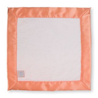 Swaddle Designs Baby Lovie Blanket with Pastel Trim SD 024PB Color Orange