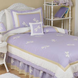 Sweet Jojo Designs Sweet Jojo Designs Girls Dragonfly Dreams 4 piece Twin Comforter Set Green Size Twin