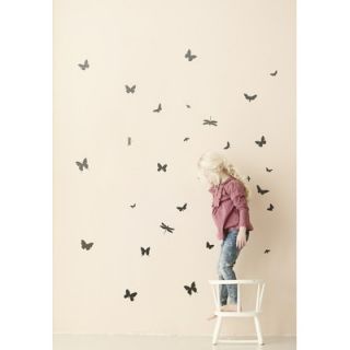 ferm LIVING Mini Butterflies Wall Decal 2081 01 / 2081 46 Color Black
