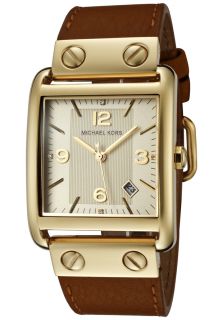 Michael Kors MK2189  Watches,Womens Champagne Dial Brown Leather, Casual Michael Kors Quartz Watches