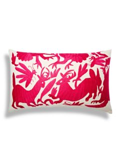 Authentic Mexican Otomi Pillow by Frog Hill Designs