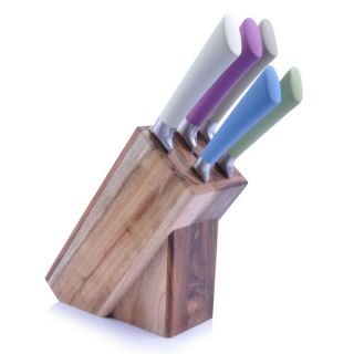 Natural Life 5pc Knife Set in Wooden Block      Homeware