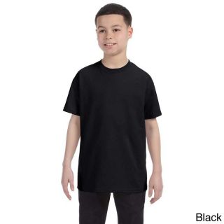Fruit Of The Loom Fruit Of The Loom Youth 50/50 Blend Best T shirt Black Size L (14 16)