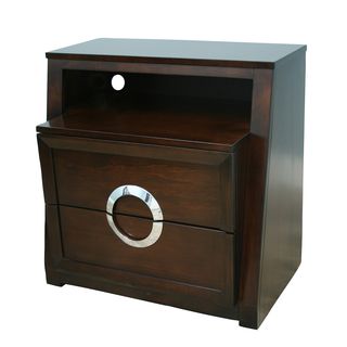 Ac Pacific Presley 2 drawer Nightstand Brown Size 2 drawer