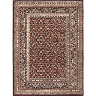 Medallion Red Area Rug (56 X 76)