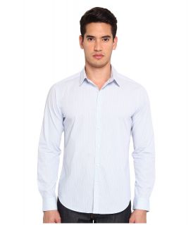 Theory Zack PS Keyport Mens Long Sleeve Button Up (Blue)