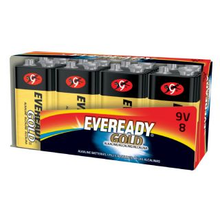 Energizer 8 Pack PP3 (9V) Alkaline Batteries
