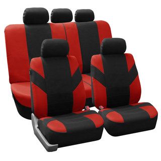 Fh Group Red Road Master Car Seat Covers (full Set)