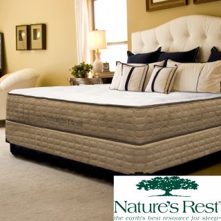 Natures Rest Delight Luxury Firm Full size Latex Mattress Set